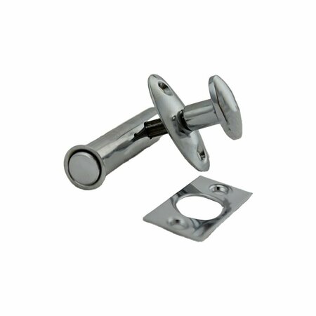 IVES COMMERCIAL Solid Brass Mortise Bolt Bright Chrome Finish S48B26